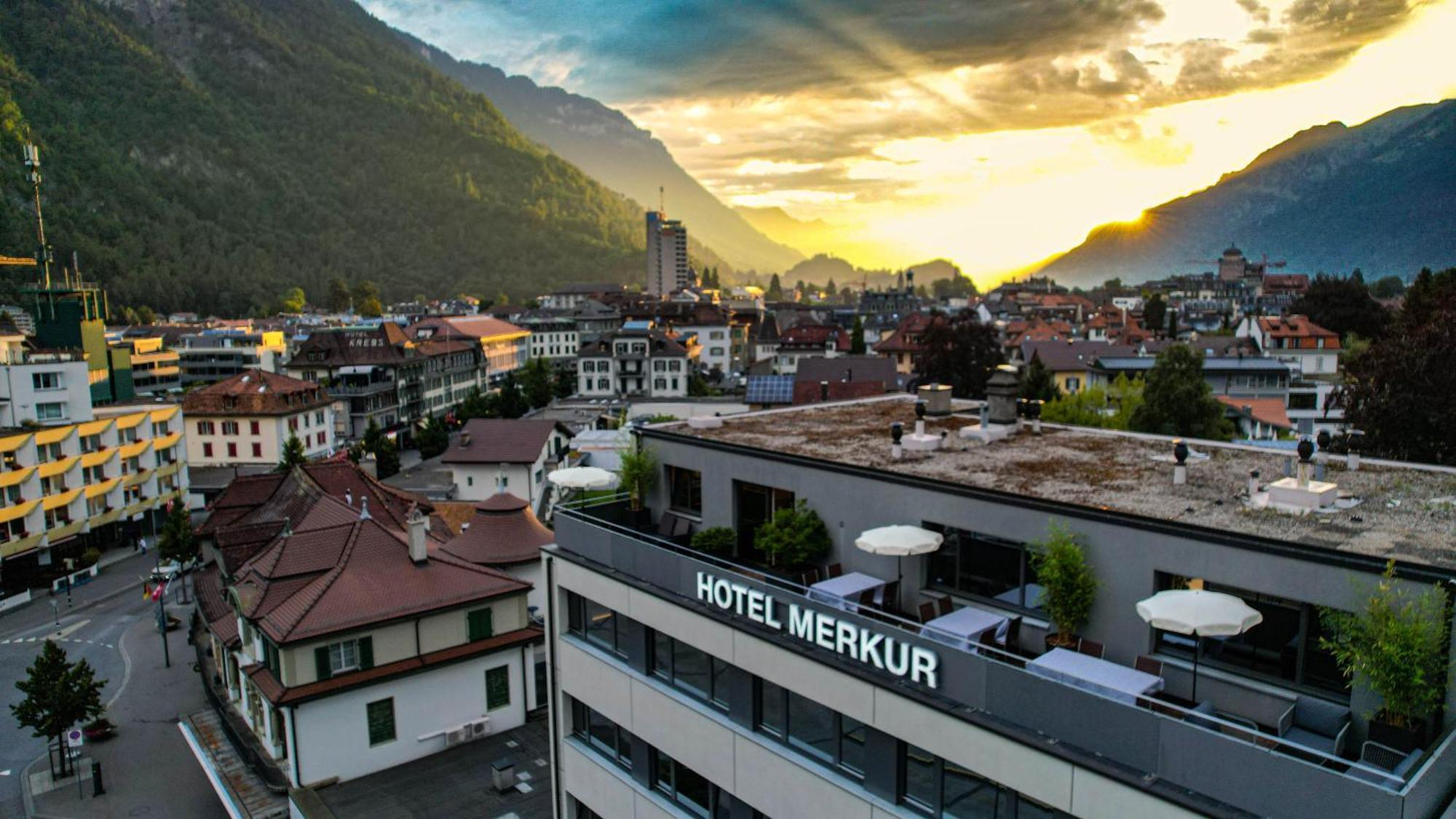 Hotel Merkur - West Station Interlaken Luaran gambar